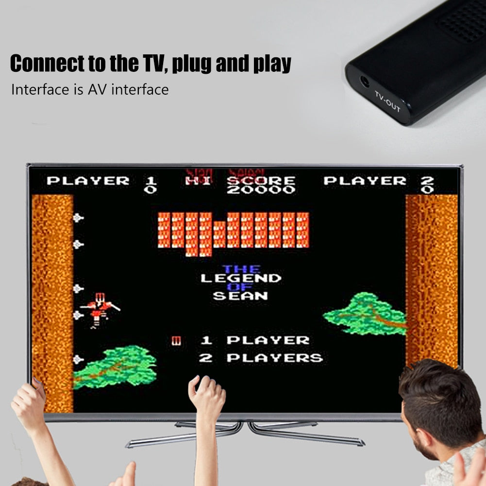 USB TV Game Console Stick 8 Bit Wireless Controller (w/620 Classic Games)