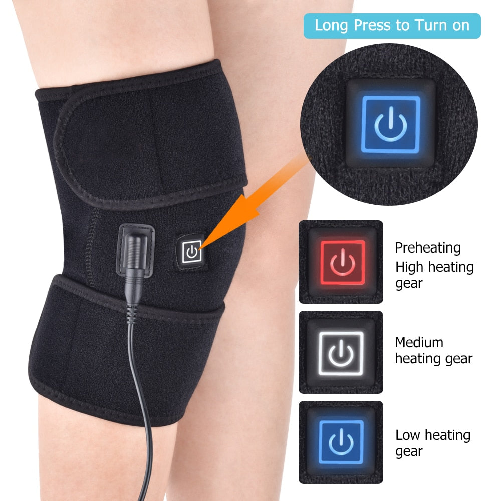 Electric Leg Heating Knee Pads Infrared Heated Therapy