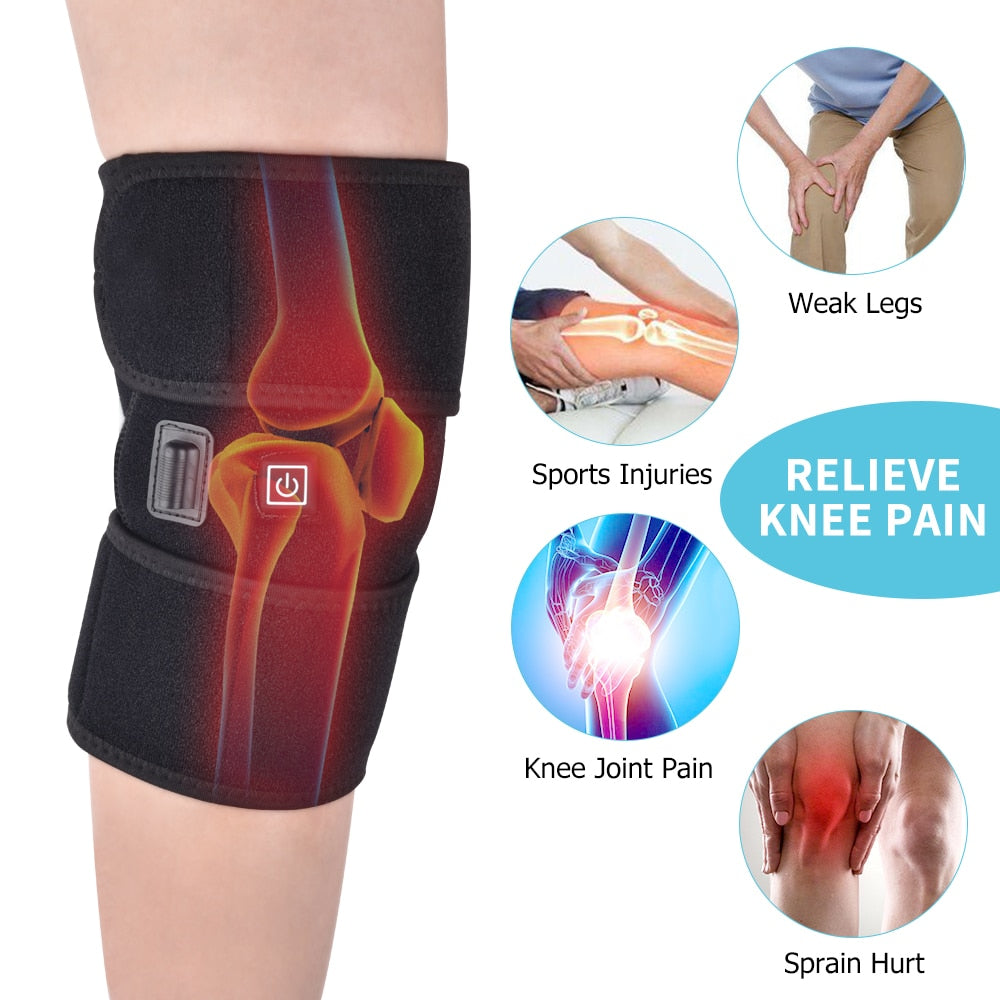 Electric Leg Heating Knee Pads Infrared Heated Therapy