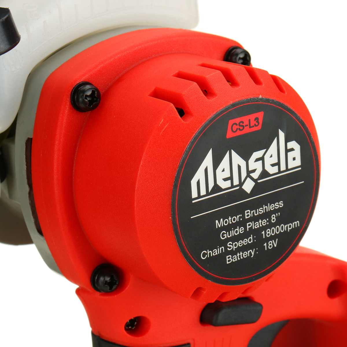 Mensela 8 Inch Brushless Cordless Chainsaw With 4.0AH Li-ion Battery