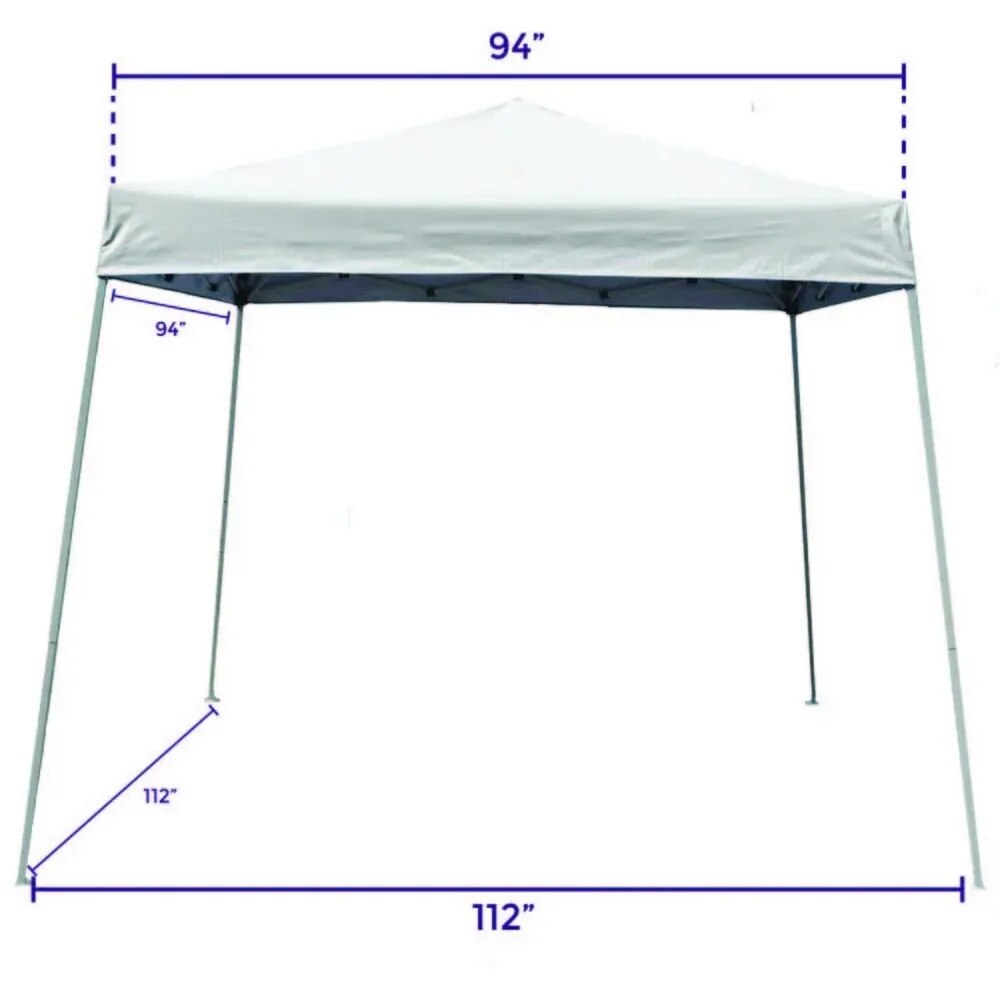 10 x 10 Pop Up Canopy Tent, Instant Slant Leg Portable Shade Tent