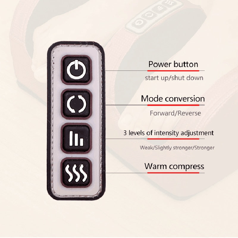 Electric Foot Massage Shiatsu Therapy Infrared, Deep Muscle, Kneading etc.