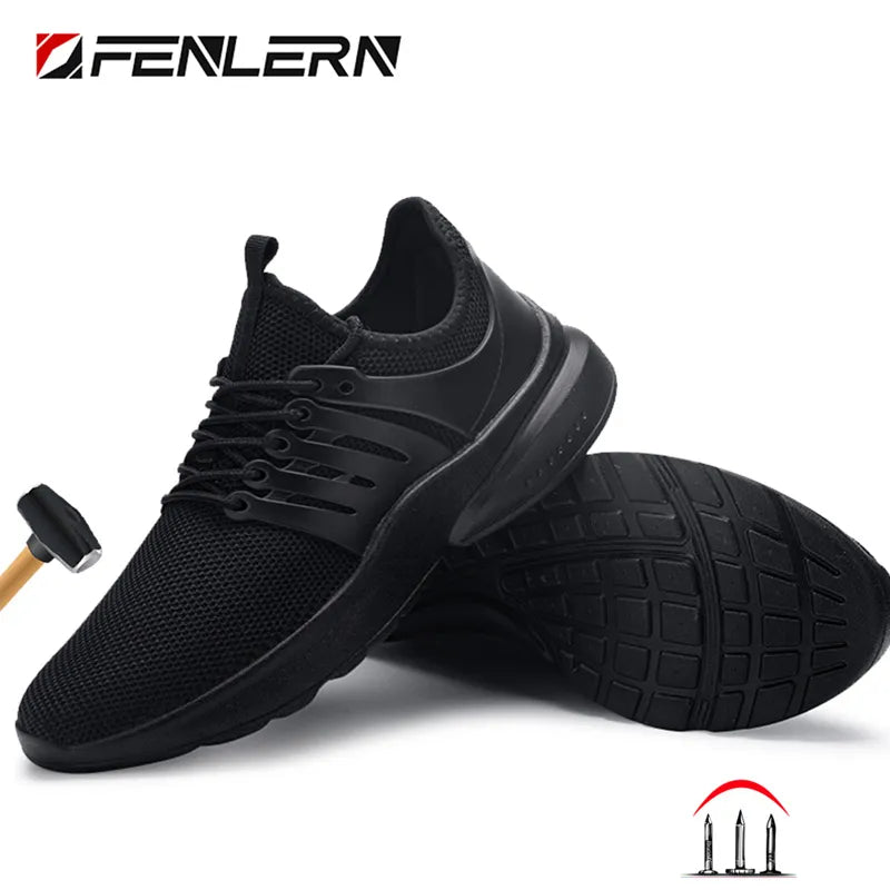 Lightweight Waterproof Wide Steel Toe Safety Sneakers