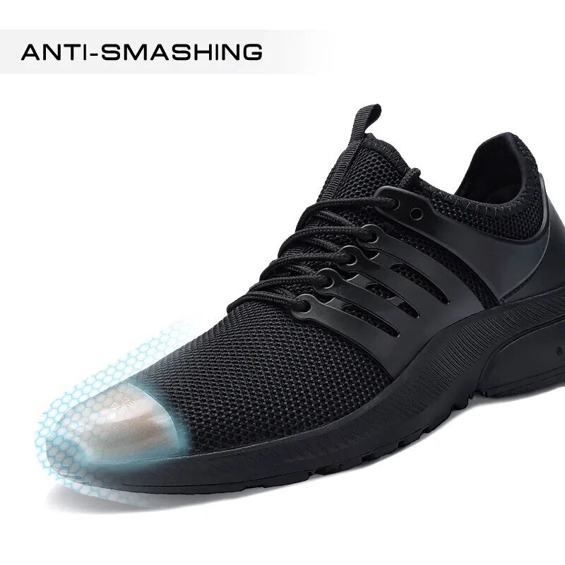 Lightweight Waterproof Wide Steel Toe Safety Sneakers