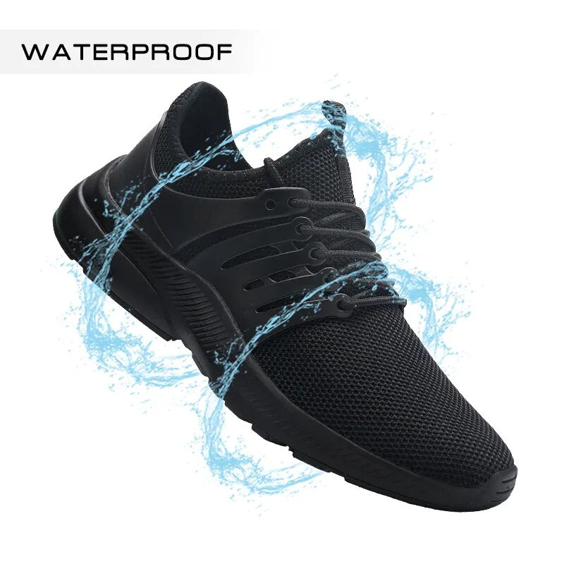 Lightweight Waterproof Wide Steel Toe Safety Sneakers