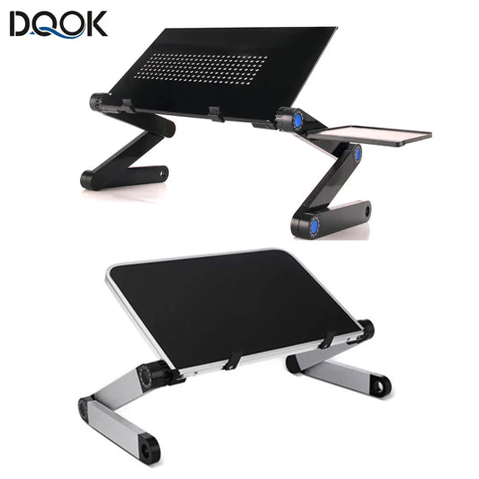 Adjustable Laptop Desk Stand For TV Bed Sofa PC Notebook With Mouse Pad