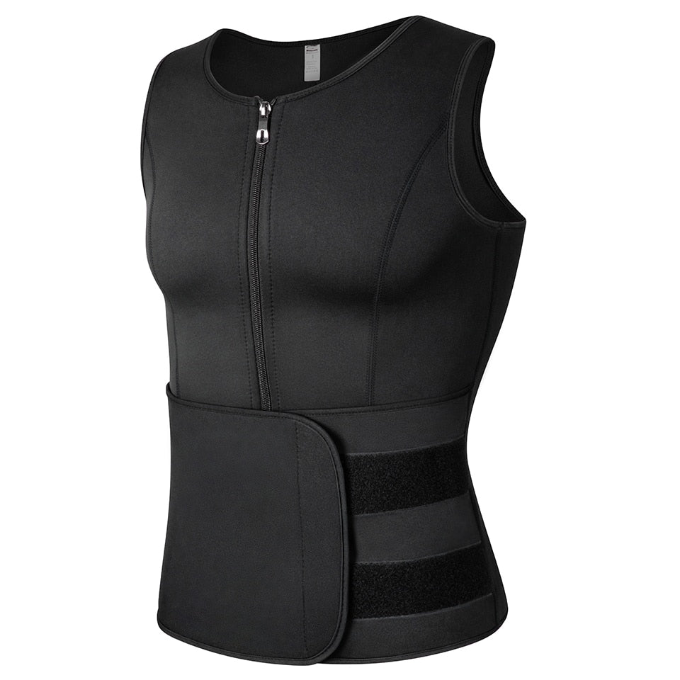 Men Body Shaping Sauna Sweat Slimming Underwear/Workout Vest