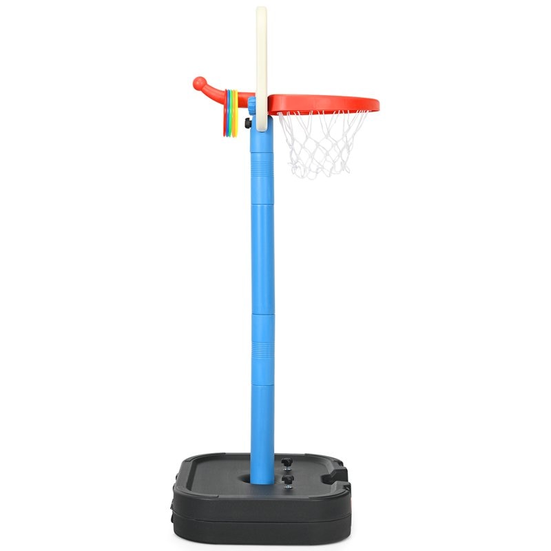 Portable Basketball Hoop Stand with Storage Box