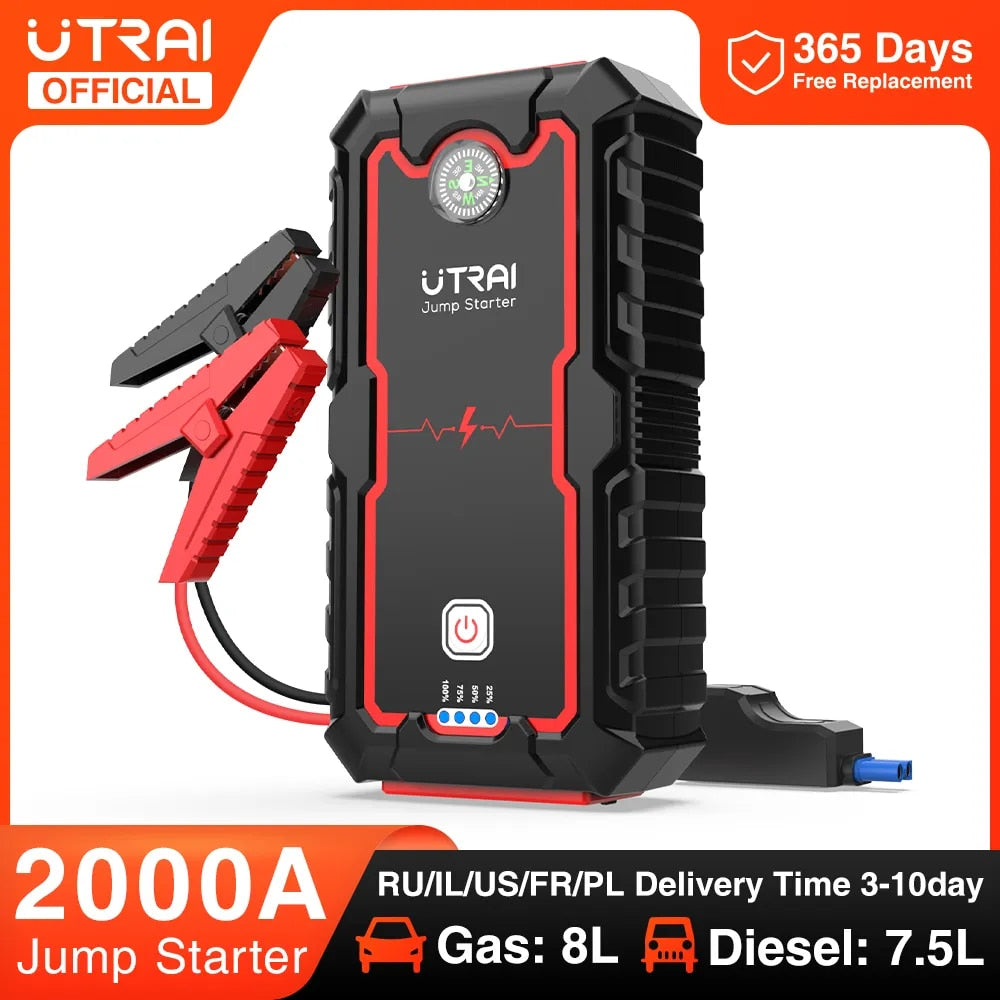 Emergency Car Battery Starter (Portable Charger Car Booster)