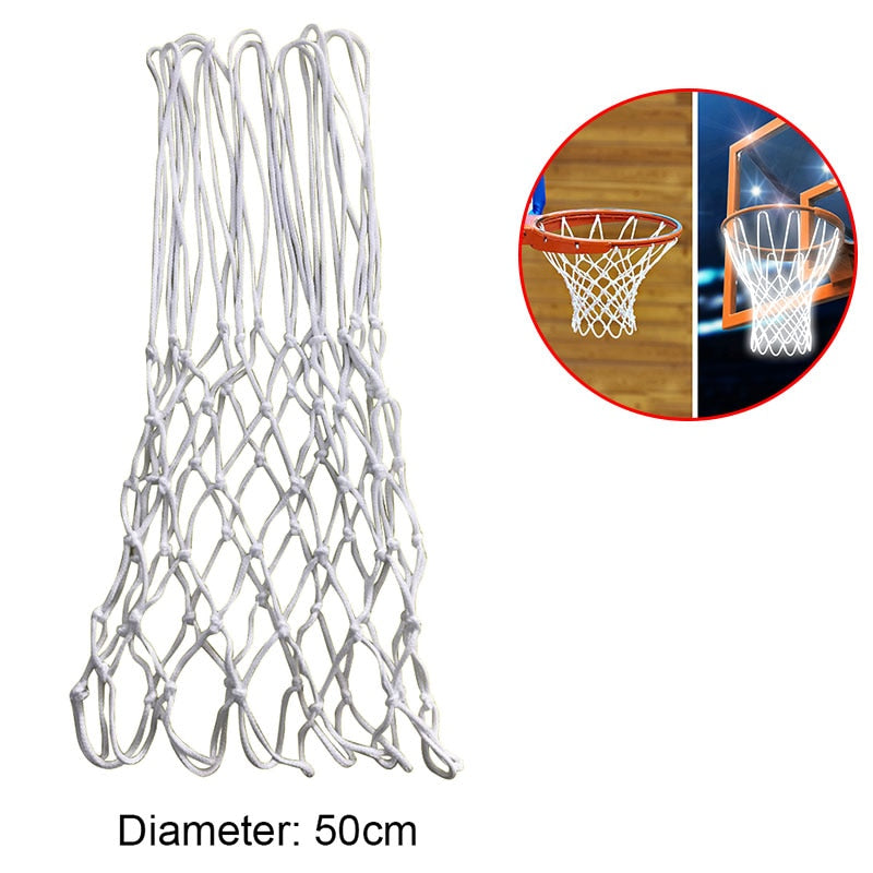 Green Luminous Basketball Net Glowing Light Shooting Mesh Training Adult Kids Nylon Net Standard Sport Luminous Basketball Sport