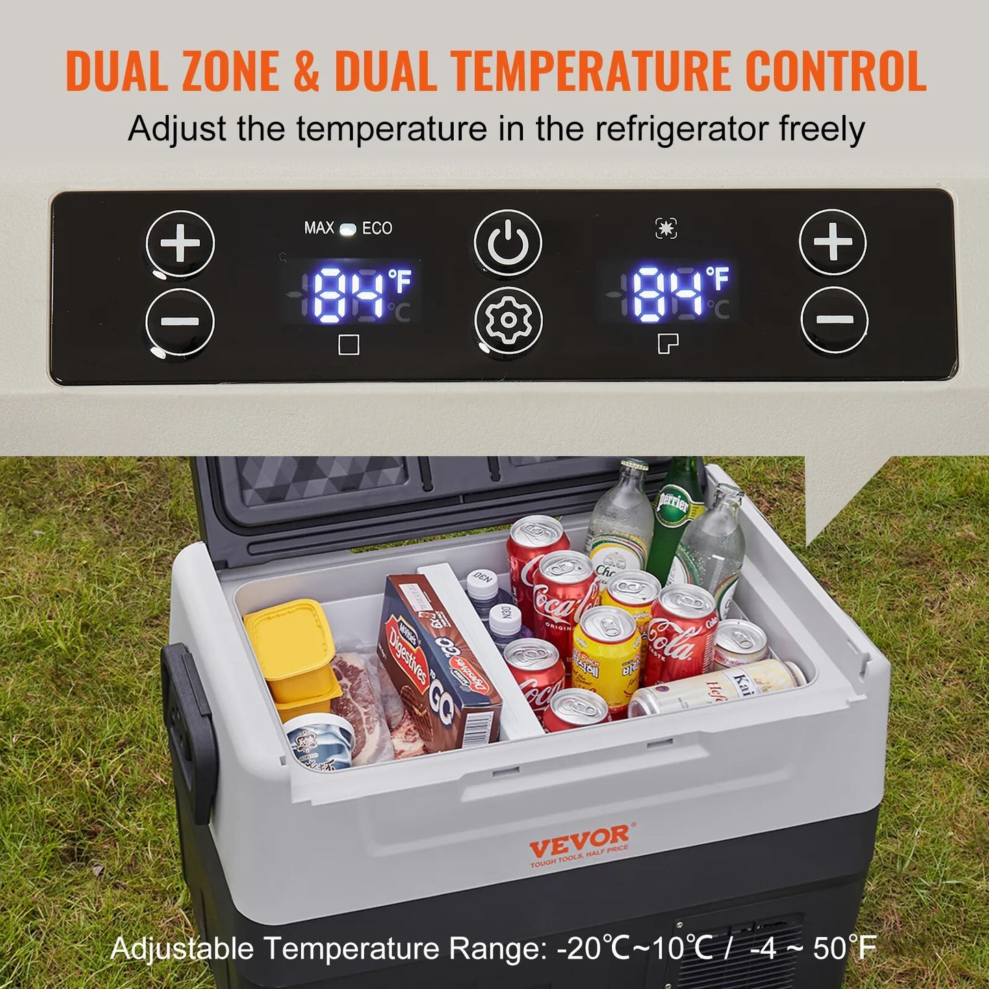 Mini Car Refrigerator / Freezer with Portable Compressor Cooler Ice Box