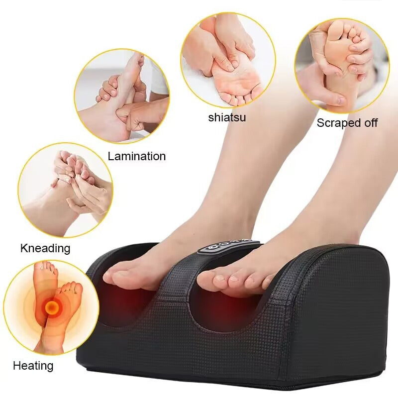 Electric Foot Massage Shiatsu Therapy Infrared, Deep Muscle, Kneading etc.