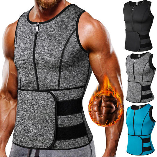 Men's Waist Trainer / Body Shapers Sweat Vest/Sauna Suit