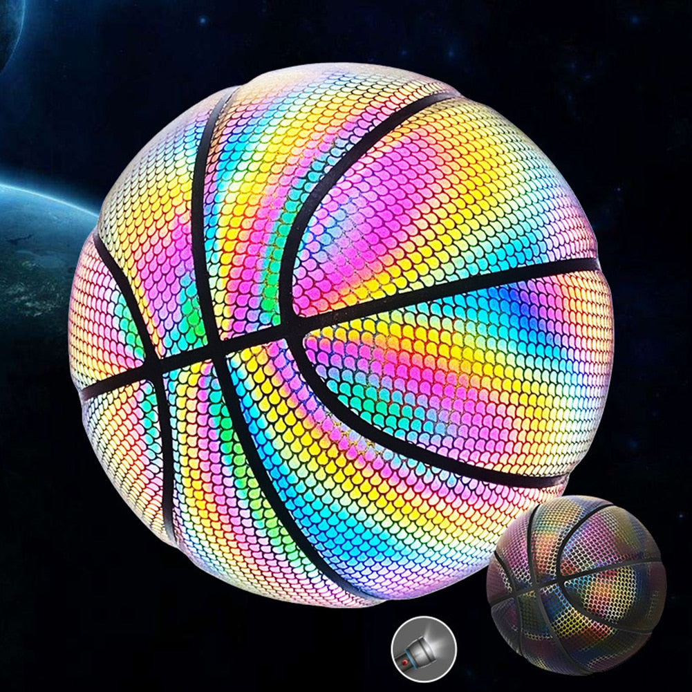 Luminous Glow Basketballs For Indoor Outdoor Night Game